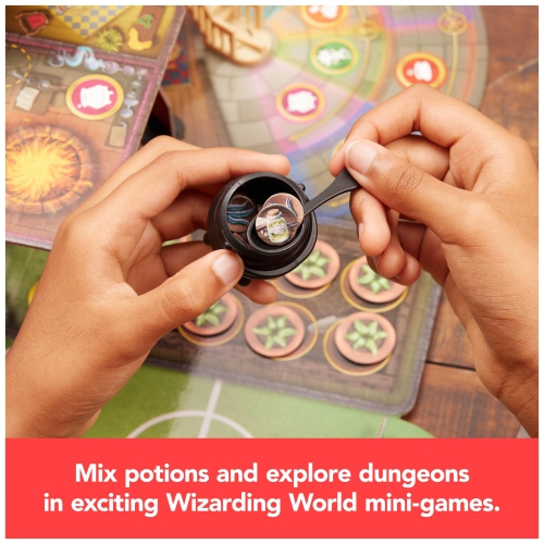Wizarding World Hogwarts Magical Mayhem 3D Board Game | Harry Potter Game for Families, Adults, & Kids Ages 8 and up