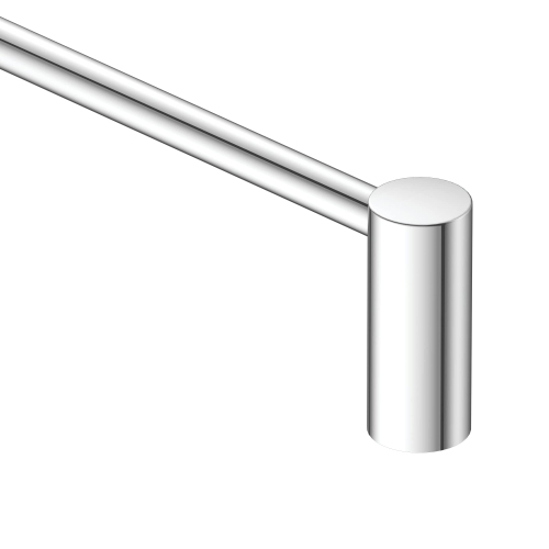 Moen YB0424CH Align 24-Inch Modern Single Towel Bar, Chrome, 23.98" x 2.28" x 3.31"