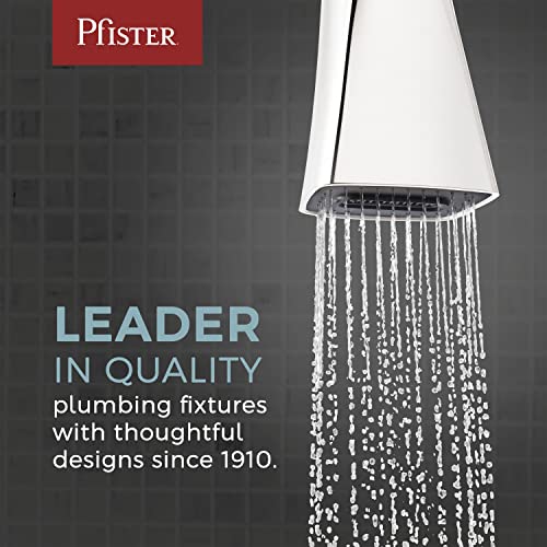 Pfister HydroFuse Handheld Shower Head, Hose Included, 6-Function, 1.75 GPM, Spot Defense Brushed Nickel Finish, 016WS..