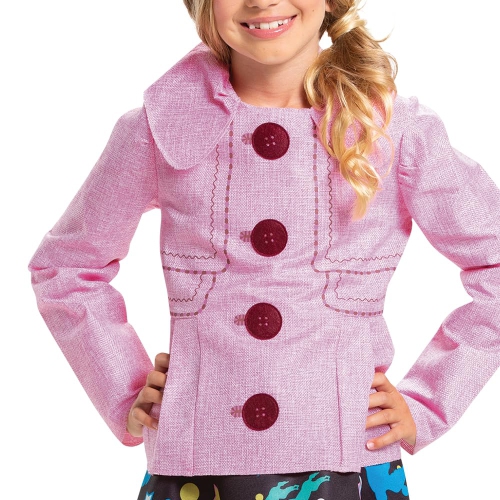 Disguise Luna Lovegood Costume for Kids,Official Deluxe Harry Potter Luna Outfit Coat and Leggings,Girl SizeM(7-8),Mul..