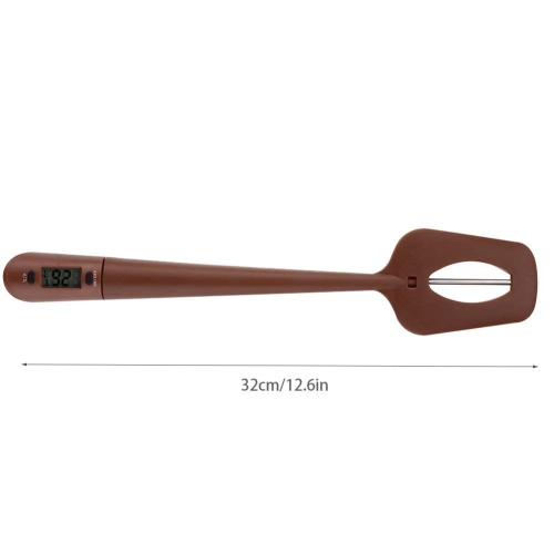 Clear Digital Display Spatula Thermometer Spatula with Thermometer in it for Chocolate Creams Sauces Jams Syrups Insta..