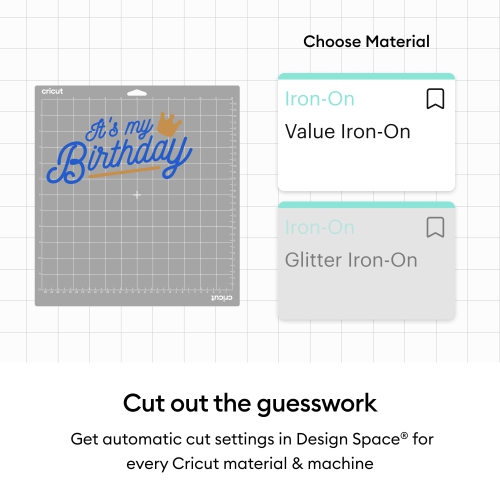 Cricut® Value Iron-On, Rainbow Sampler - 12 in x 3 ft- HTV Heat Transfer Vinyl