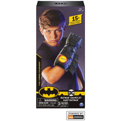 Batman, Interactive Gauntlet with Over 15 Phrases and Sounds, Kids Toys for Boys Aged 4 and Up