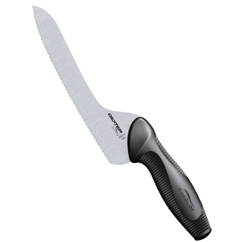 DEXTER-RUSSELL  Dexter Duoglide 7-1/2-Inch Offset Bread Knife, Made Of High Carbon Steel With Soft Grip Handle