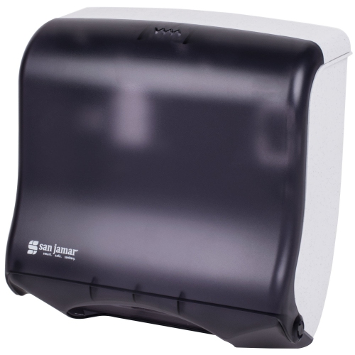San Jamar T1755 Ultrafold Fusion Towel Dispenser, Fits 400 Multifold/240 C-Fold Towels-Black Pearl