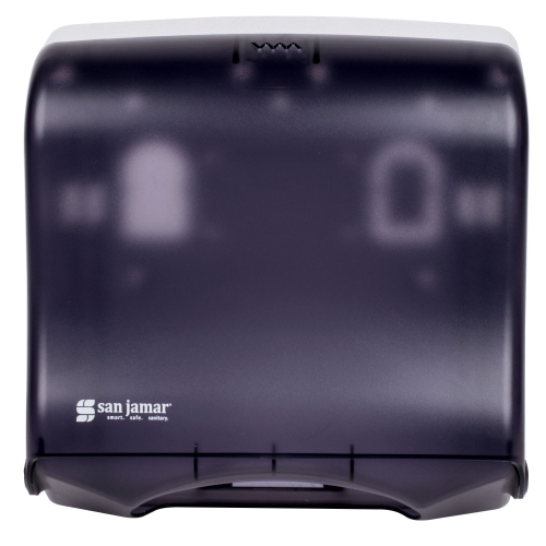 San Jamar T1755 Ultrafold Fusion Towel Dispenser, Fits 400 Multifold/240 C-Fold Towels-Black Pearl