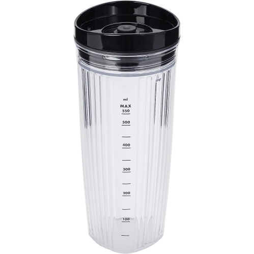 ZWILLING Enfinigy Personal Blender Jar with Drinking Lid and Vacuum Lid - Black