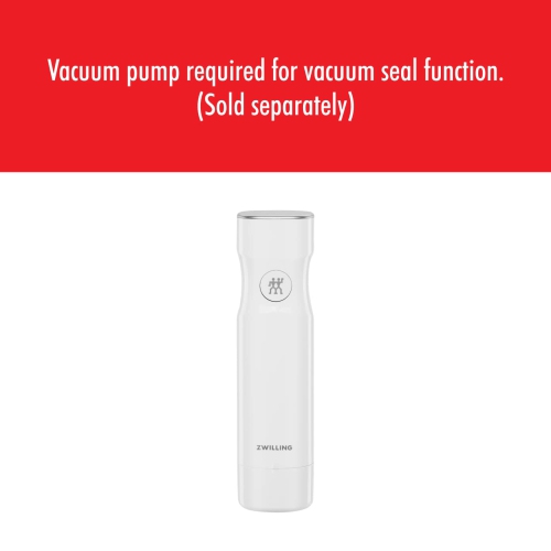 ZWILLING Enfinigy Personal Blender Jar with Drinking Lid and Vacuum Lid - Black