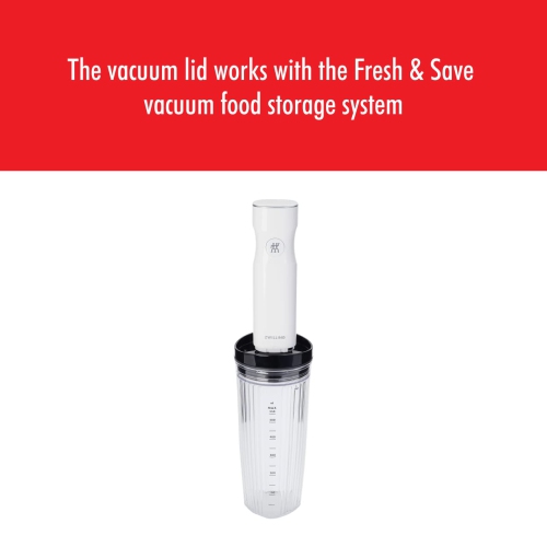 ZWILLING Enfinigy Personal Blender Jar with Drinking Lid and Vacuum Lid - Black