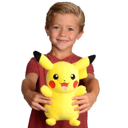 Pokemon 12" Large Pikachu Plush - Officially Licensed - Generation One Figure - Authentic Soft Stuffed Animal Toy 2+
