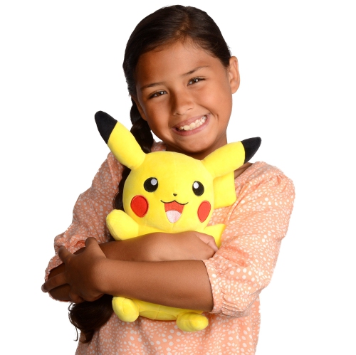 Pokemon 12" Large Pikachu Plush - Officially Licensed - Generation One Figure - Authentic Soft Stuffed Animal Toy 2+