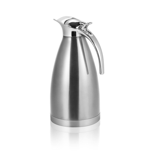 Théière à café de 2&nbsp;L, carafe isotherme à double paroi en acier inoxydable, bouteille d'eau chaude isolée sous vide 2&nbsp;L