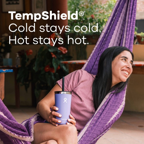 Hydroflask T16CPB110 16 Oz All Around Tumbler White