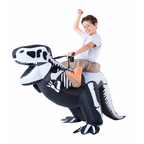 MORPH  Inflatable Dinosaur Costume for Kids T Rex Skeleton Halloween Costume Kids In Multicolor