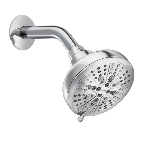 Moen Chrome Hydro Energetix Eight-Function Showerhead with Standard 5" Diameter Spray Head, 200W0