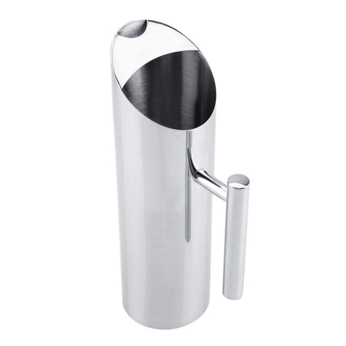 Stainless Steel Water Pitcher Jug with Ice Guard Cold Drinking Pitcher Home Hotel Serving Tool