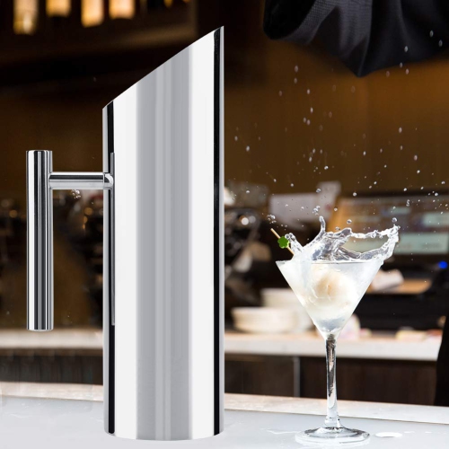 Stainless Steel Water Pitcher Jug with Ice Guard Cold Drinking Pitcher Home Hotel Serving Tool
