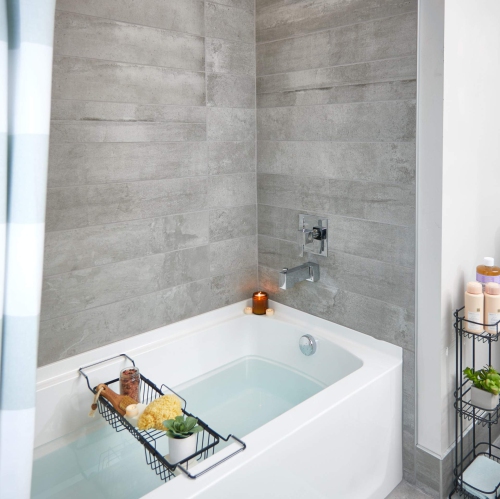 iDesign Everett Metal Standing Shower Caddy