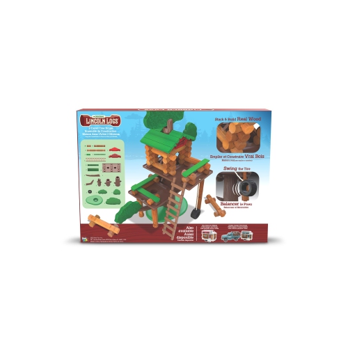 Lincoln Logs 2-Tiered Tree House Building Set