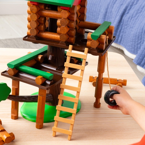 Lincoln Logs 2-Tiered Tree House Building Set