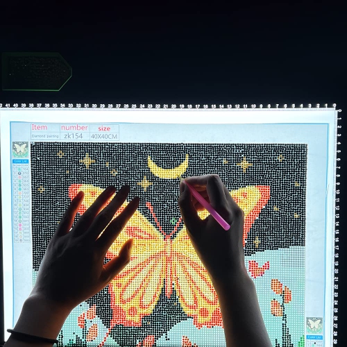 HSK A3 Light Box Light Pad Aluminium Frame Touch Dimmer Lock/Unlock Button 10W Super Bright 5500 Lux