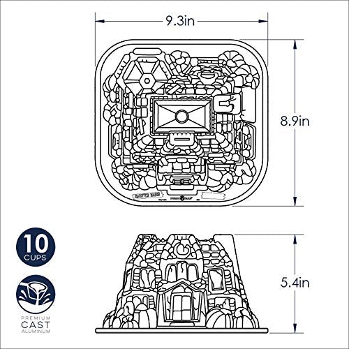 Nordic Ware Haunted Manor Bundt Pan