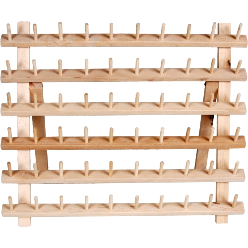 Dritz Wooden Thread Rack, 1 Count, Smooth Wood
