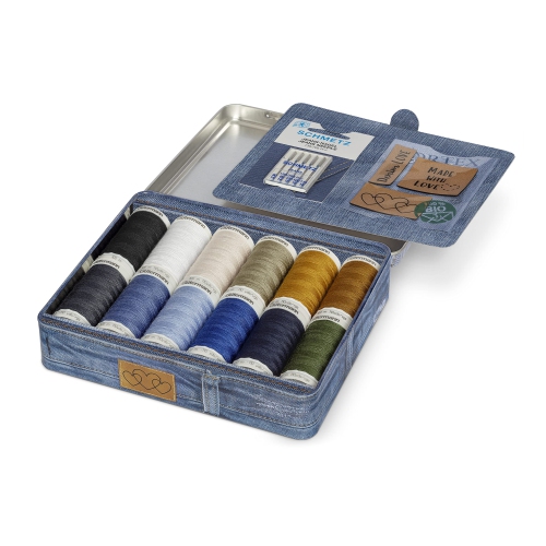 GÜTERMANN Denim Love Nostalgia Box Denim Thread 100m 12 Shades