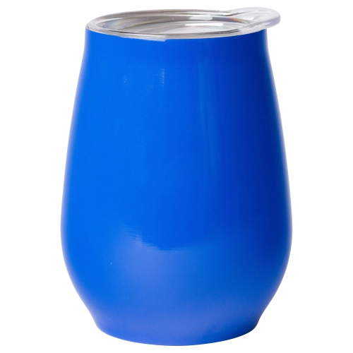 Silver Buffalo Winnie The Pooh Up and Away Double Wall Stainless Steel Stemless Tumbler w/Lid, 10-Ounces