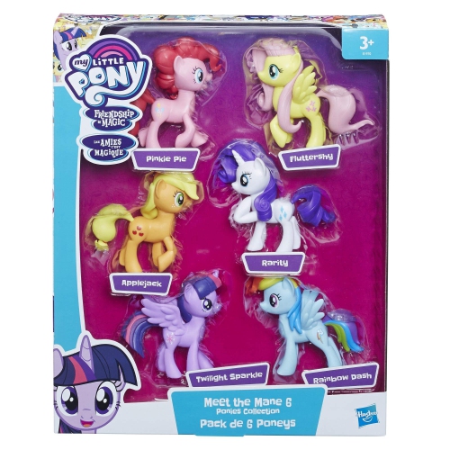 My Little Pony Toys Meet The Mane 6 Ponies Collection