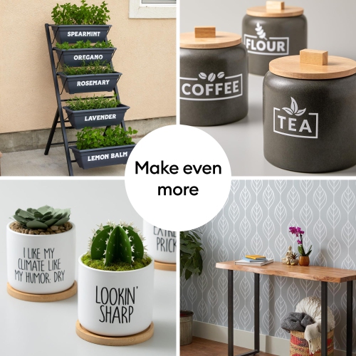 Cricut Value Permanent Vinyl - 50ft Rainbow Sampler, 12in x 12in Sheets