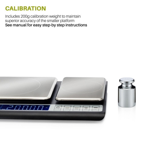 Balance de cuisine culinaire Smart Weigh 10 kg x 0,01 g