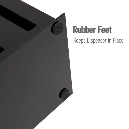 Mind Reader Utensil Dispenser, Silverware Organizer, Plastic Fork and Spoon Dispenser, Kitchen, 17.8Lx14.6Wx15.2Hcm, B..