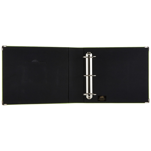 Pioneer Photo Albums T-12JF/C Jumbo 3-Ring Sewn Leatherette Frame Cover Memory Book Binder, Lime Green