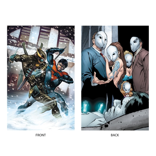 DC Multiverse Nightwing vs Talon & Owl 7in Figure 3pk Gold Label McFarlane Toys