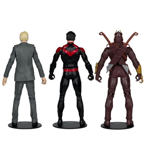 DC Multiverse Nightwing vs Talon & Owl 7in Figure 3pk Gold Label McFarlane Toys