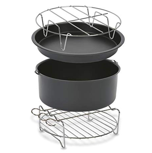 T-Fal Easy Fry Air Fryer, Air Fryer Accessory Pack, Dishwasher Safe, 4 Pieces