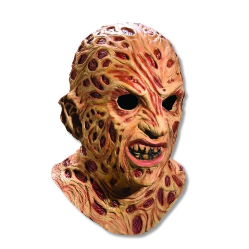Rubies Costume A Nightmare on Elm Street Super Deluxe Overhead Freddy Krueger Mask, Red, One Size
