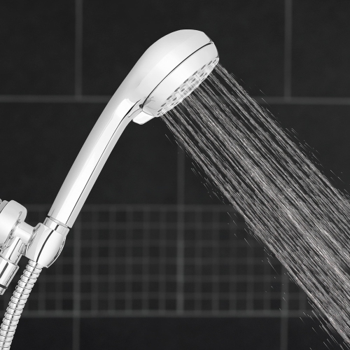 Waterpik High Pressure Hand Held Shower Head with Hose, PowerPulse Massage 6-Mode, Chrome XAL-643ME
