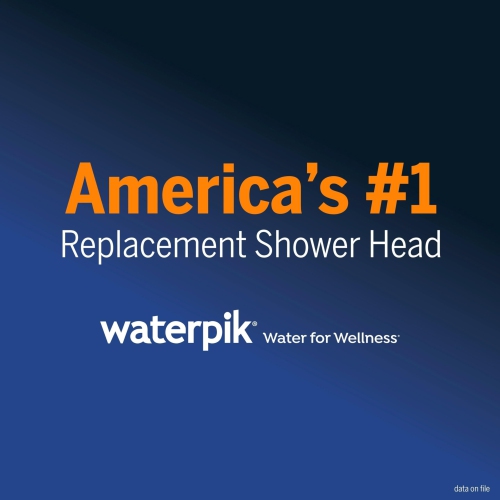 Waterpik High Pressure Hand Held Shower Head with Hose, PowerPulse Massage 6-Mode, Chrome XAL-643ME