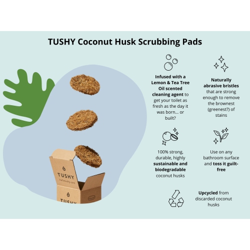 TUSHY Toilet Brush - The Conscious Toilet Brush