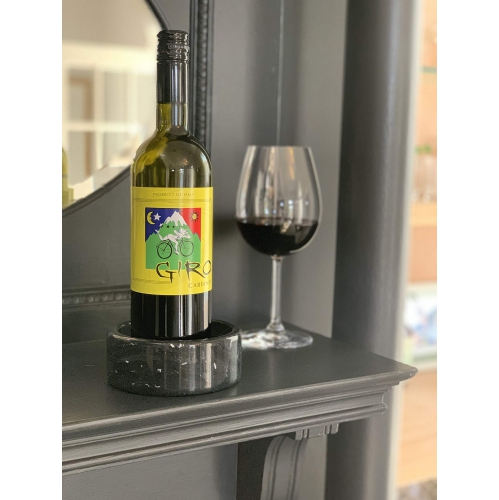 Fox Run 48757 Marble Wine Stand 5" Diameter Black