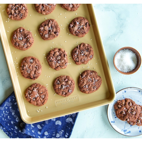 Demi-feuille de cuisson antiadhésive en aluminium de Nordic Ware Naturals, 13 x 18 po