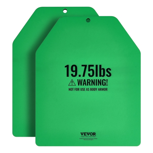 VEVOR 19.75 LB Pair Weight Vest Plates, Premium Steel, Ergonomic Contour Fit – for WODs, Weight Vest Add-On, for Strength Training, Running, Fitness,