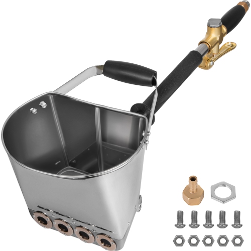 VEVOR  4 Jet 3HP Stucco Sprayer Plaster Sprayer Cement Mortar Spray Gun Hopper Wall Paint Spray Gun Wall Painting Concrete Tool Manual Sprayer For