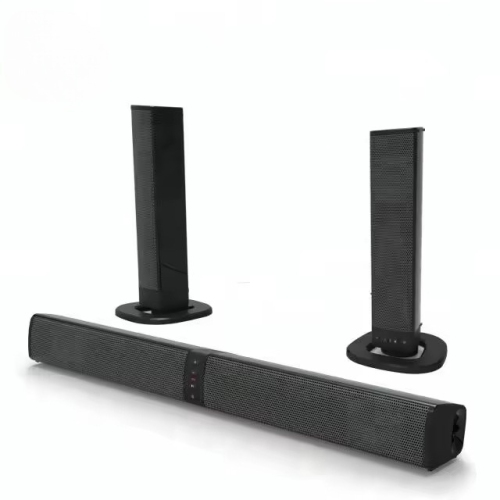Detachable Sound Bar for Smart TV, Compact Home Audio Sound Bar for TV, Rechargeable Home Theater Sound System, Support USB/AUX/TF/FM