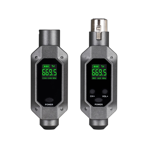 Convertisseur de microphone sans fil XLR Émetteur et récepteur Microphone Système sans fil pour microphone dynamique
