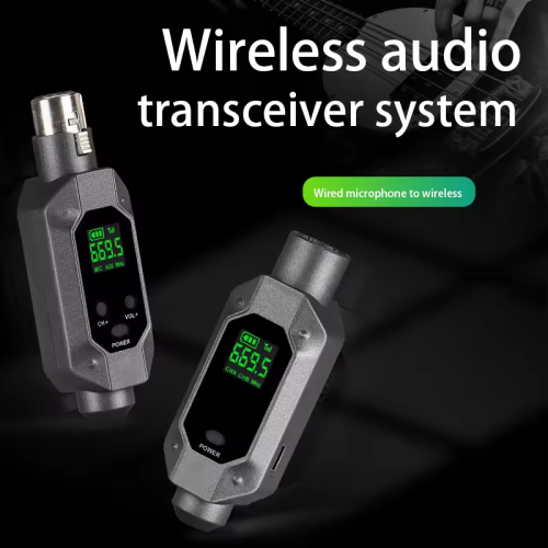Convertisseur de microphone sans fil XLR Émetteur et récepteur Microphone Système sans fil pour microphone dynamique