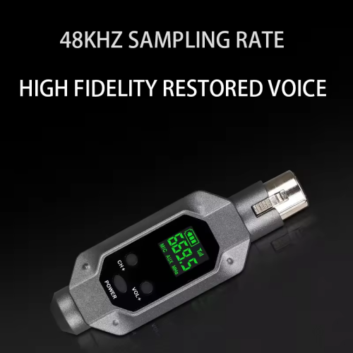 Convertisseur de microphone sans fil XLR Émetteur et récepteur Microphone Système sans fil pour microphone dynamique