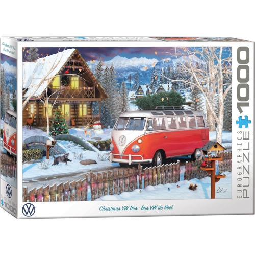 Eurographics 6000-5664 VW Christmas Bus 1000 Piece Puzzle